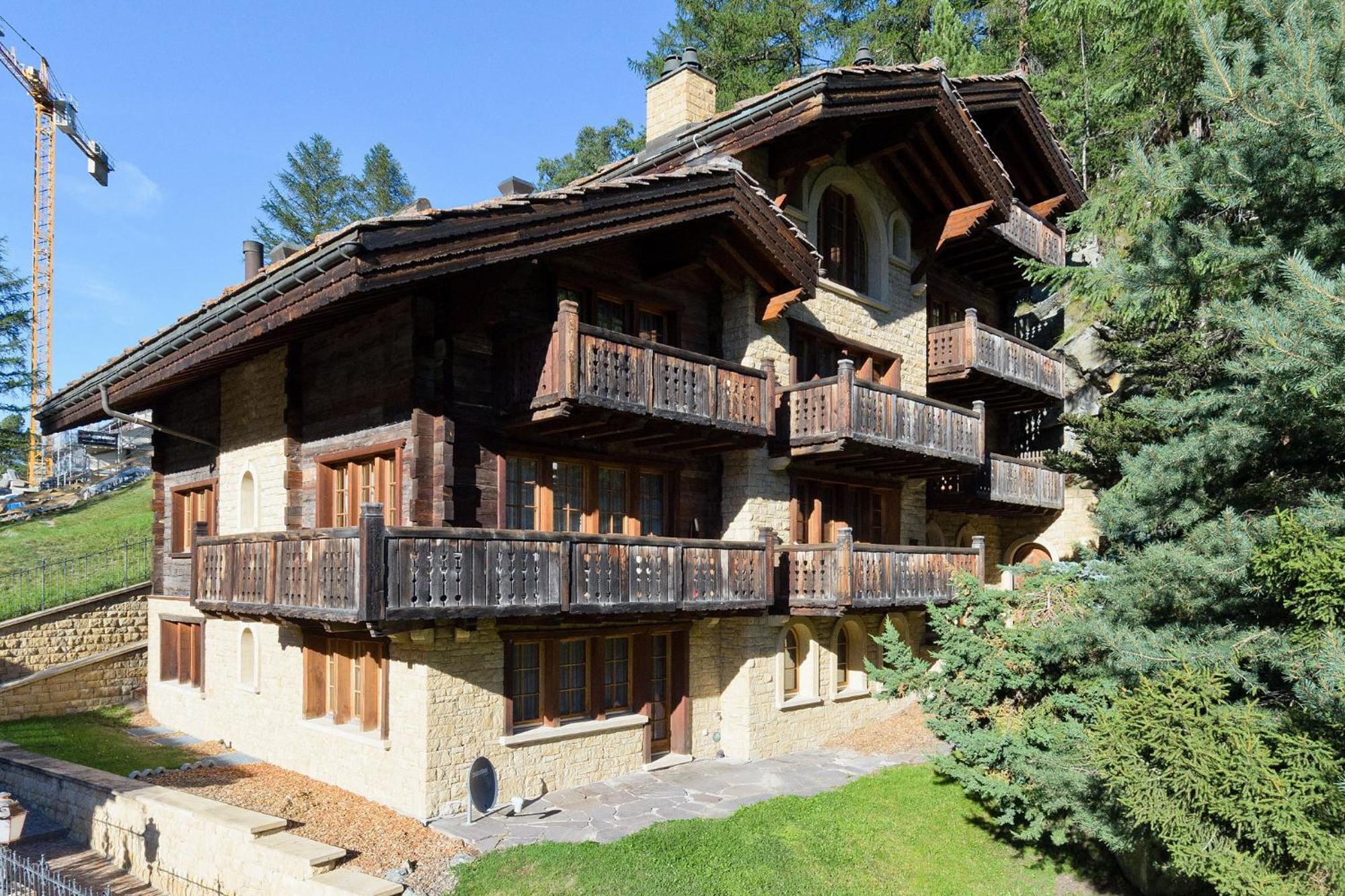 Chalet Kisseye With Heated Pool And Matterhorn Views Apartment เซอร์แมท ภายนอก รูปภาพ